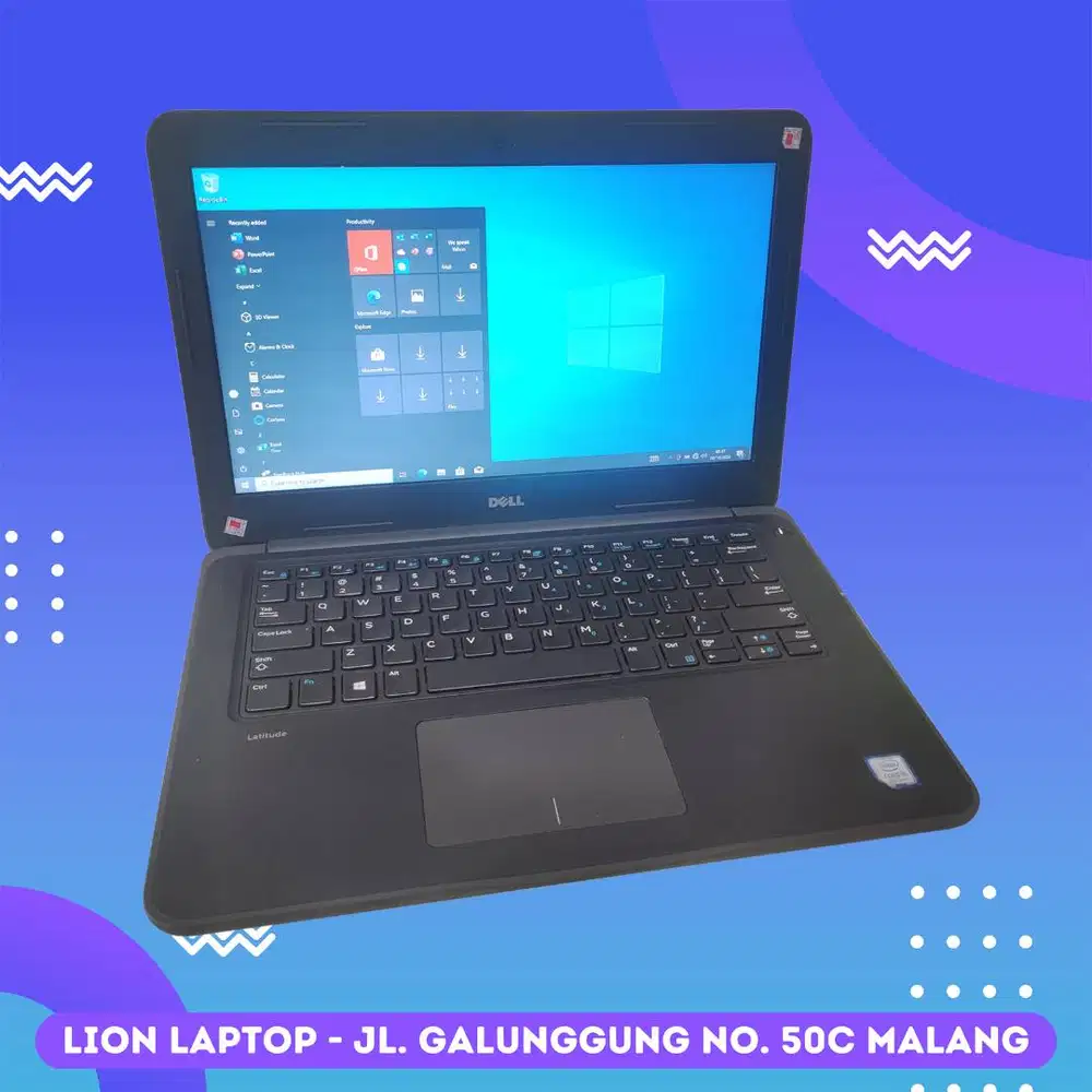 Core i5 Gen 7 Murah Mulus RAM 8GB SSD 256GB Dell Latitude 3380 [09|03]