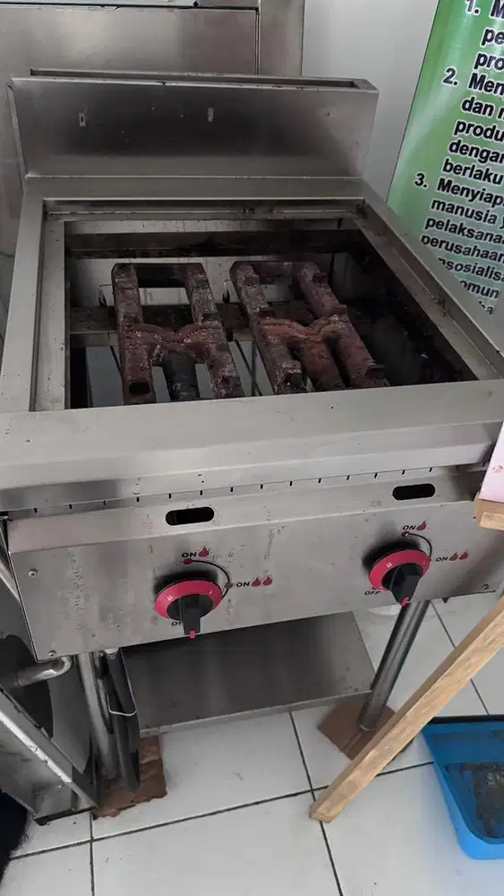 Pembakaran gas stove