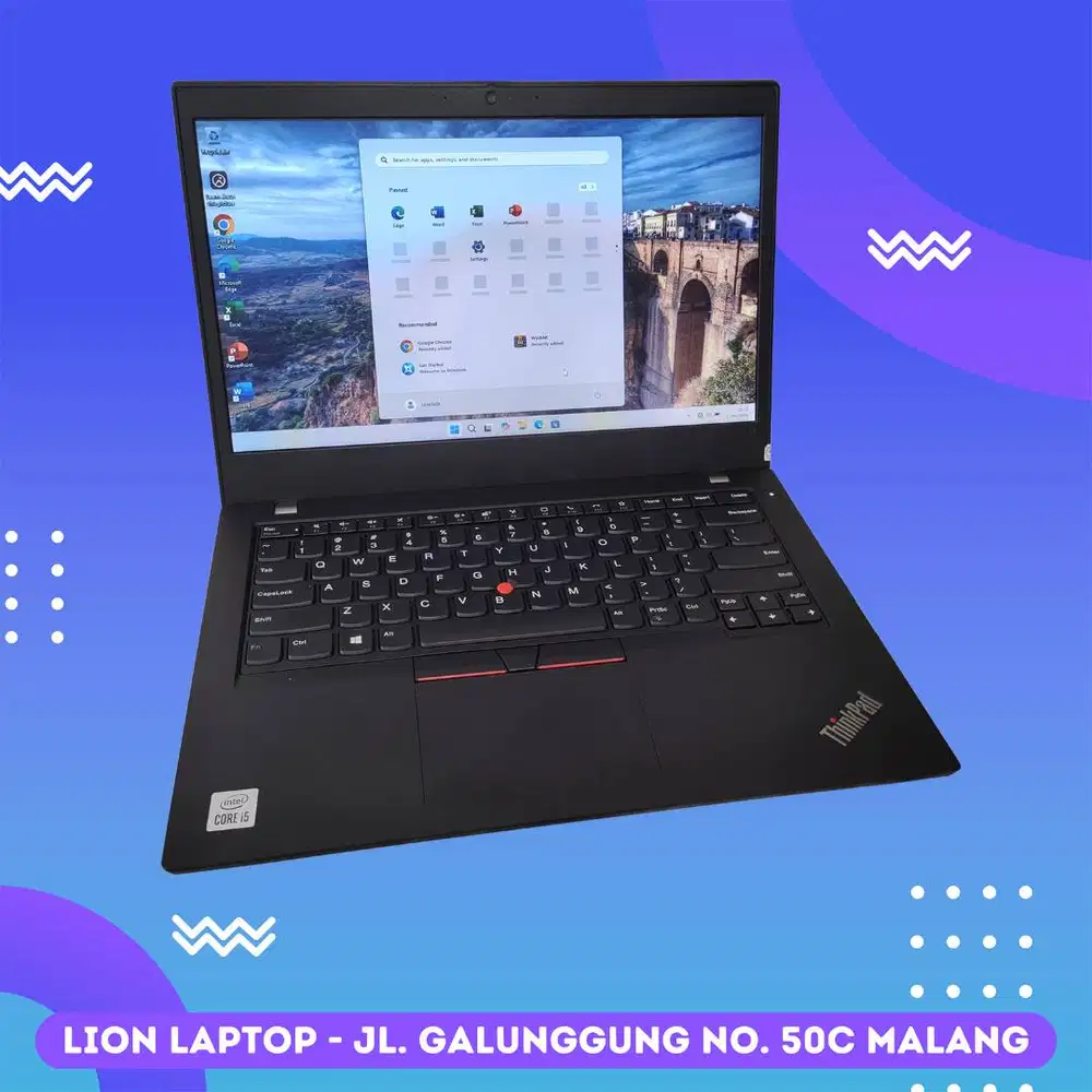 i5 Gen 10 Murah RAM 8GB SSD 256GB Lenovo Thinkpad L14 [09|03]