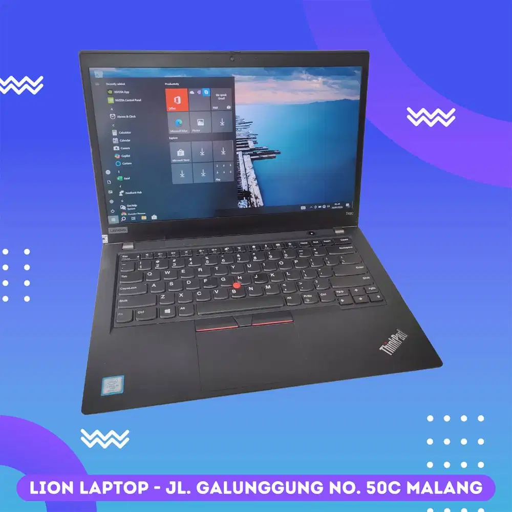 Double VGA NVIDIA Core i5 8/256 Slim Lenovo Thinkpad T490 [09|03]