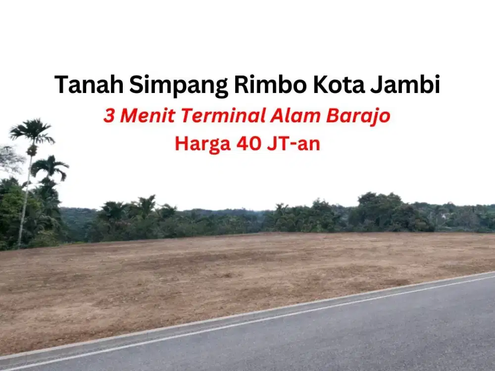 Tanah Simpang Rimbo Kota Jambi Lokasi Strategis