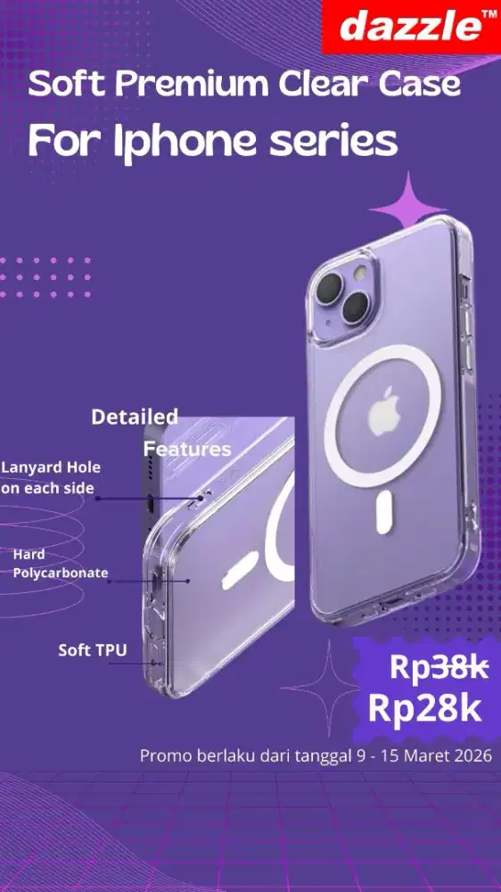 Soft premium clear case magsafe