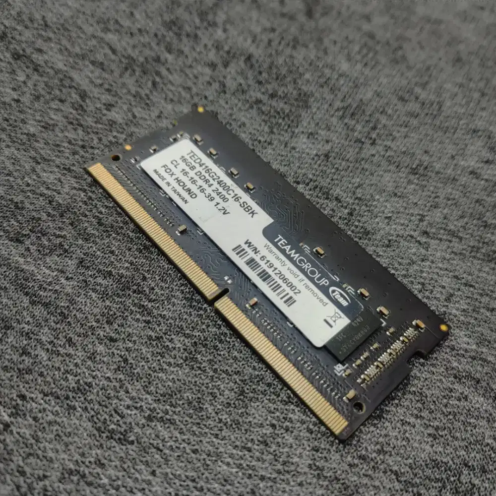 Ram Laptop notebook Sodimm DDR4 16GB 2400mhz Team 100% Original