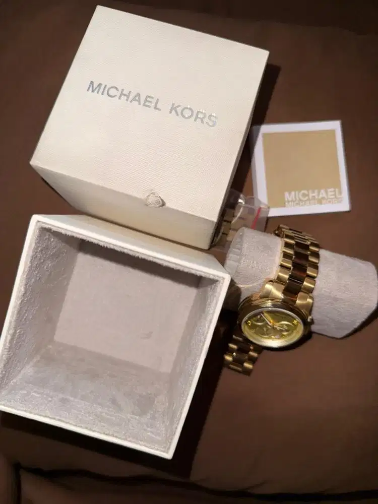 Dijual Jam tangan bekas rasa baru merk Michael Kors original asli 100%