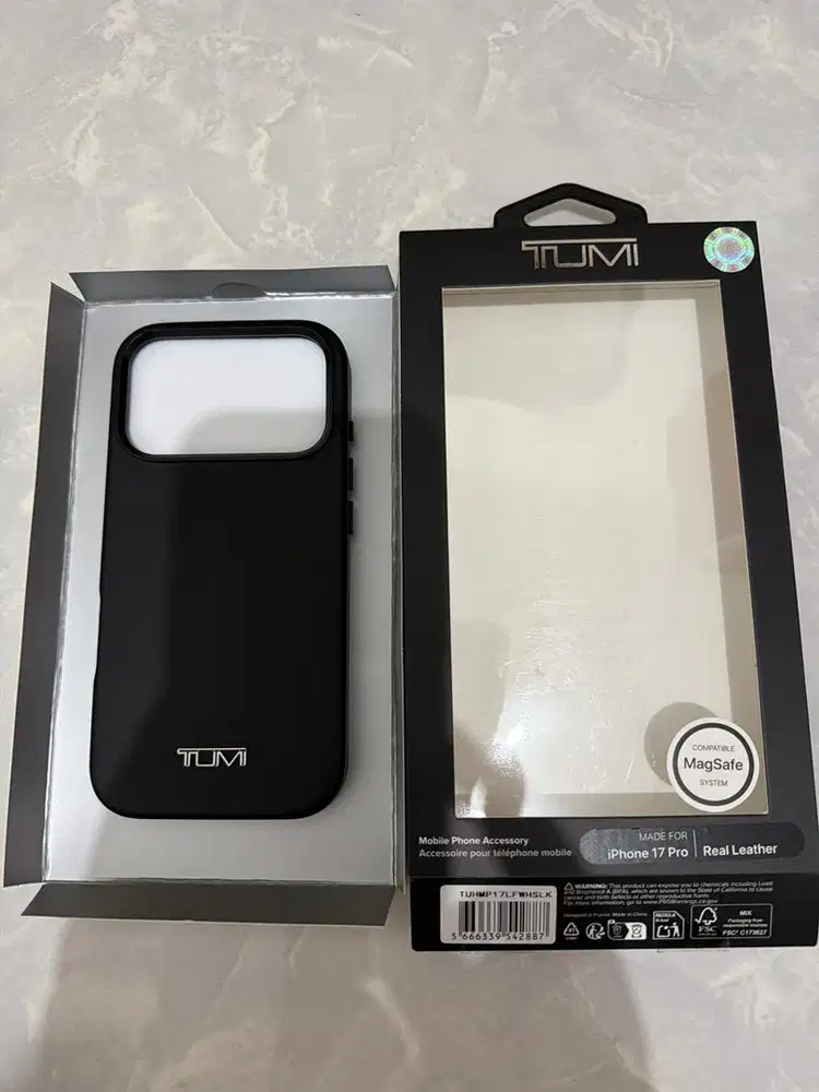 Casing Iphone 17 Pro Tumi Leather