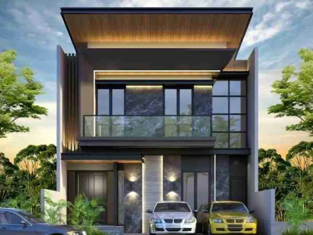 Dijual rumah Surabaya Barat, Woodland. Bangunan baru super cantik.