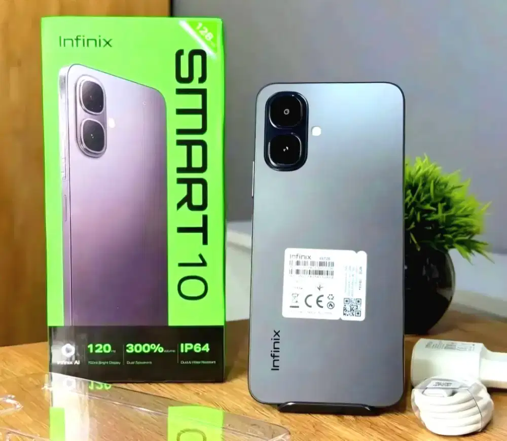 INFINIX SMART 10 RAM 8/128GB LIKE-NEW FULSET ORIGINAL GARANSINRESMI