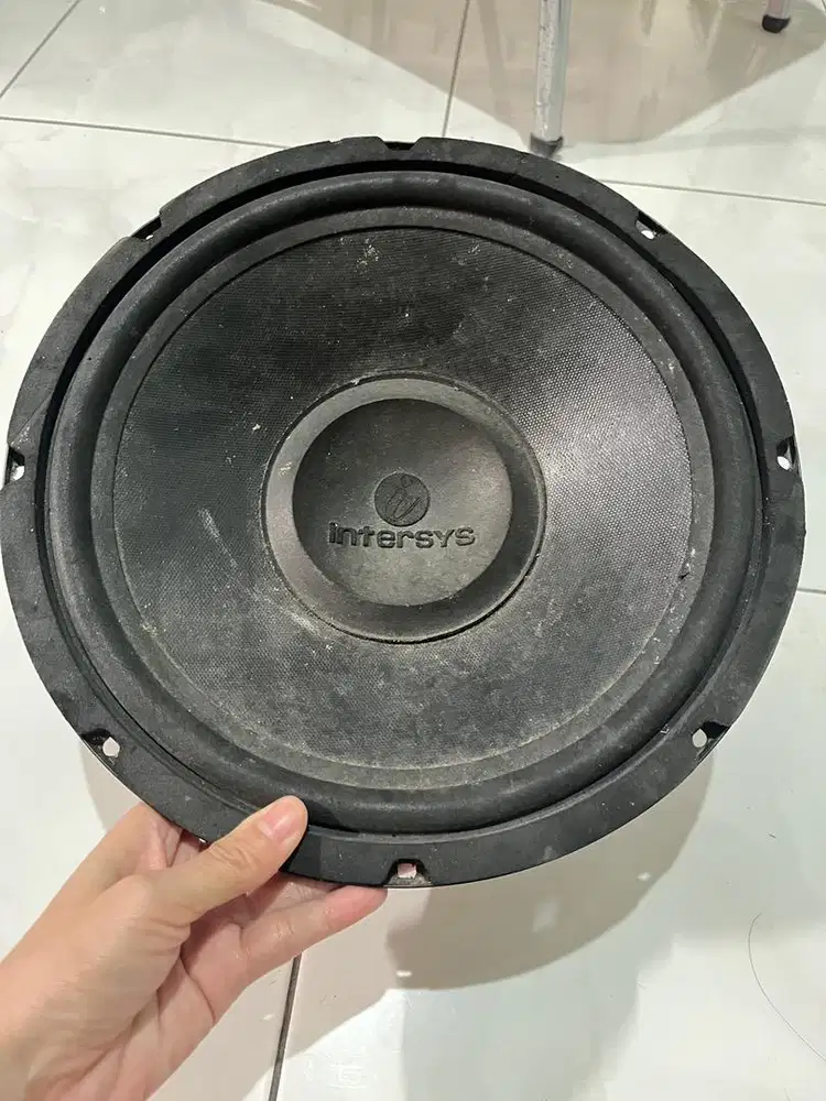 Subwoofer Intersys 12 Single Coil SQ SQL SPL Bass Empuk Bulat Nendang
