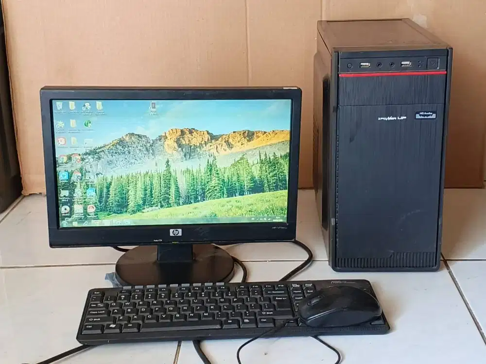 1set komputer core i5 generasi 7 ram 4gb ddr4  wifi tinggal pakai