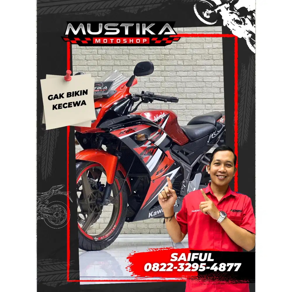 Perfect Condition!!Kawasaki KRR 2014 Warna Favorit Plat Jatim-Mustika