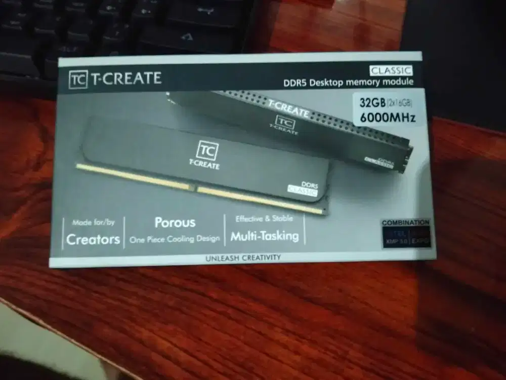 ram ddr5 32gb 6000mhz t create garansi life time kepake 7 bulan