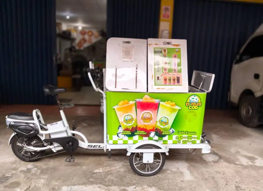 Sepeda Gerobak Listrik UMKM