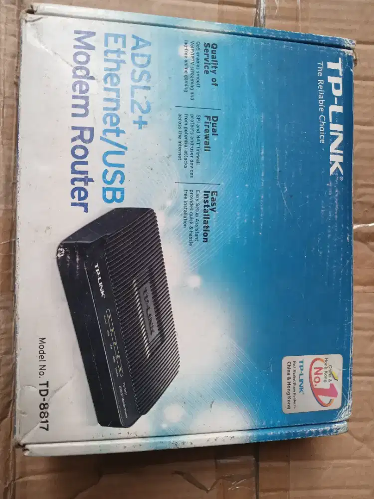 TP-Link TD-8817 ADSL2+ Ethernet/USB Modem Router Murah
