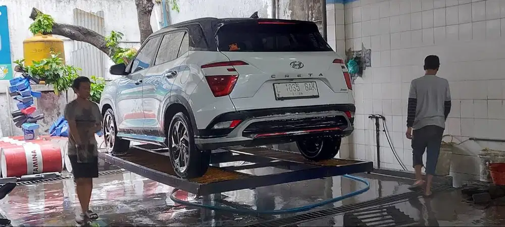 Pegawai cuci mobil umur dibawah 40