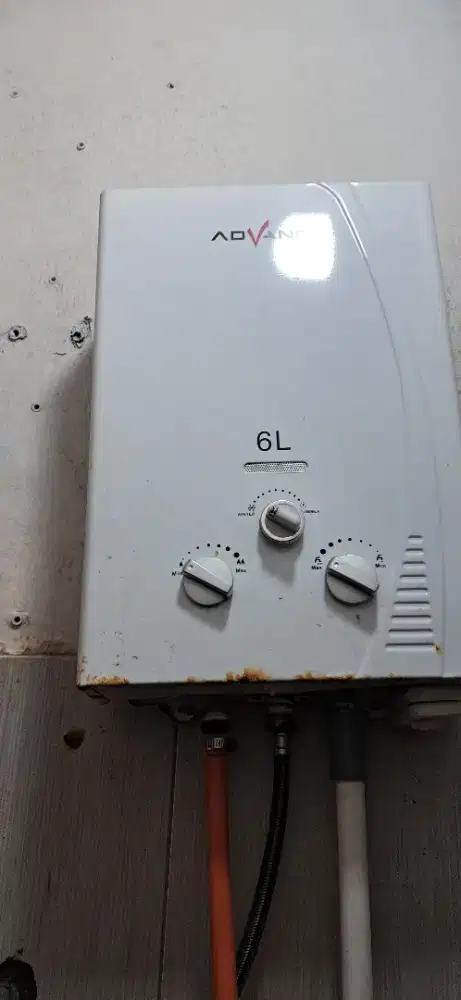 Water heater advance gas normal msh dipakai