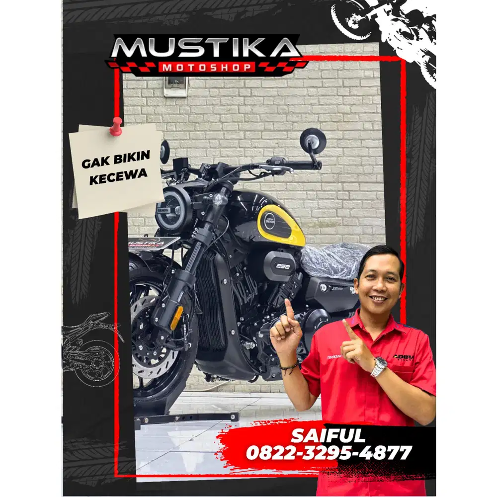 Odo 7rb Istimewa!Beneli Benda 250cc 2024 Plat Jatim Mulus-Mustika