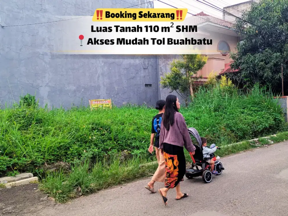 Amankan Sekarang – Tanah 110 m² SHM Area Buahbatu
