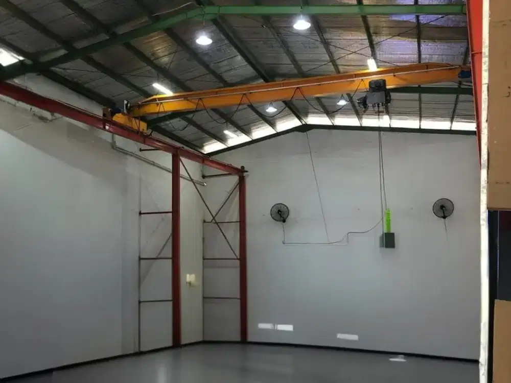 DISEWAKAN GUDANG JURUMUDI TANGERANG 355M2 AKSES KONTAINER 40FT