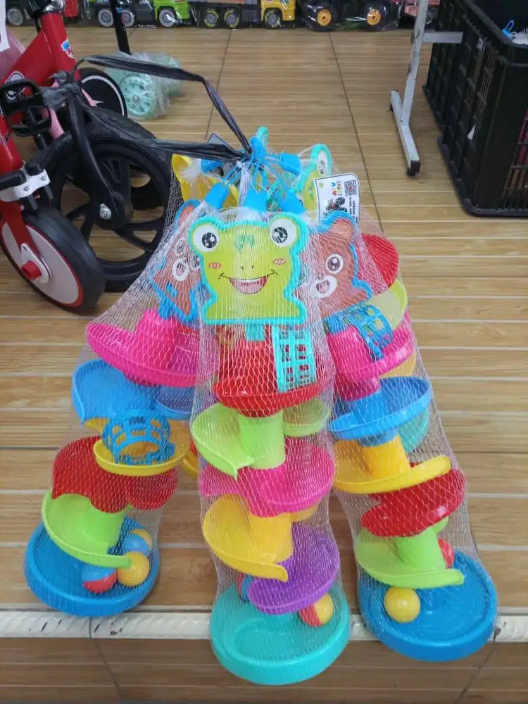 mainan anak rotating rolling ball