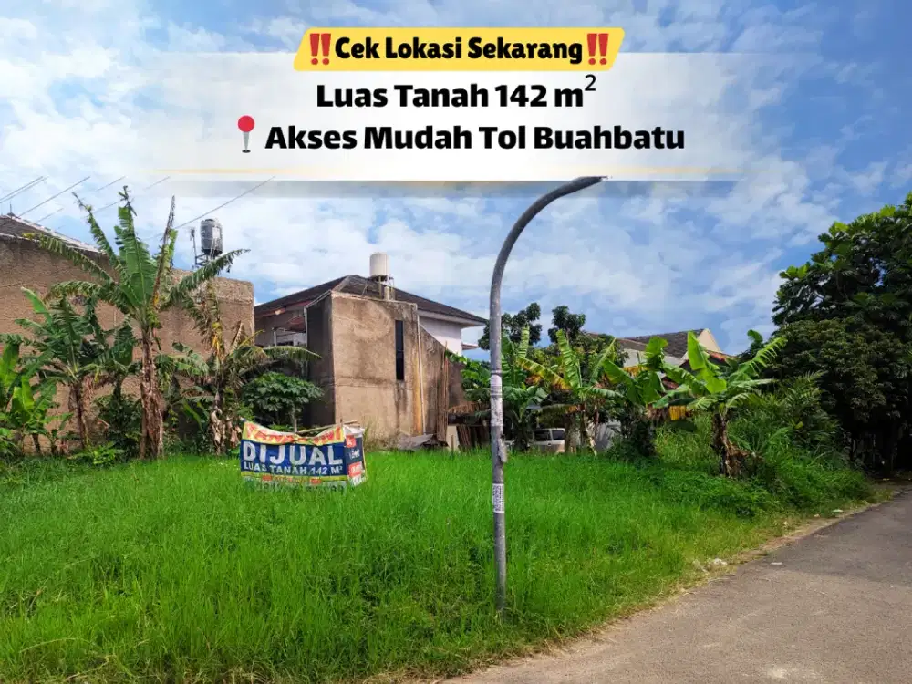 Hubungi Sekarang – Tanah 142 m² Harga Menarik