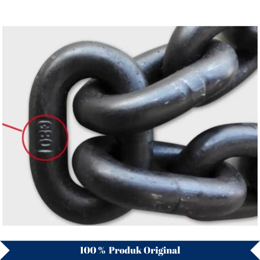 Rantai Baja G80 6mm / Rante Baja Kuat Harga / M1