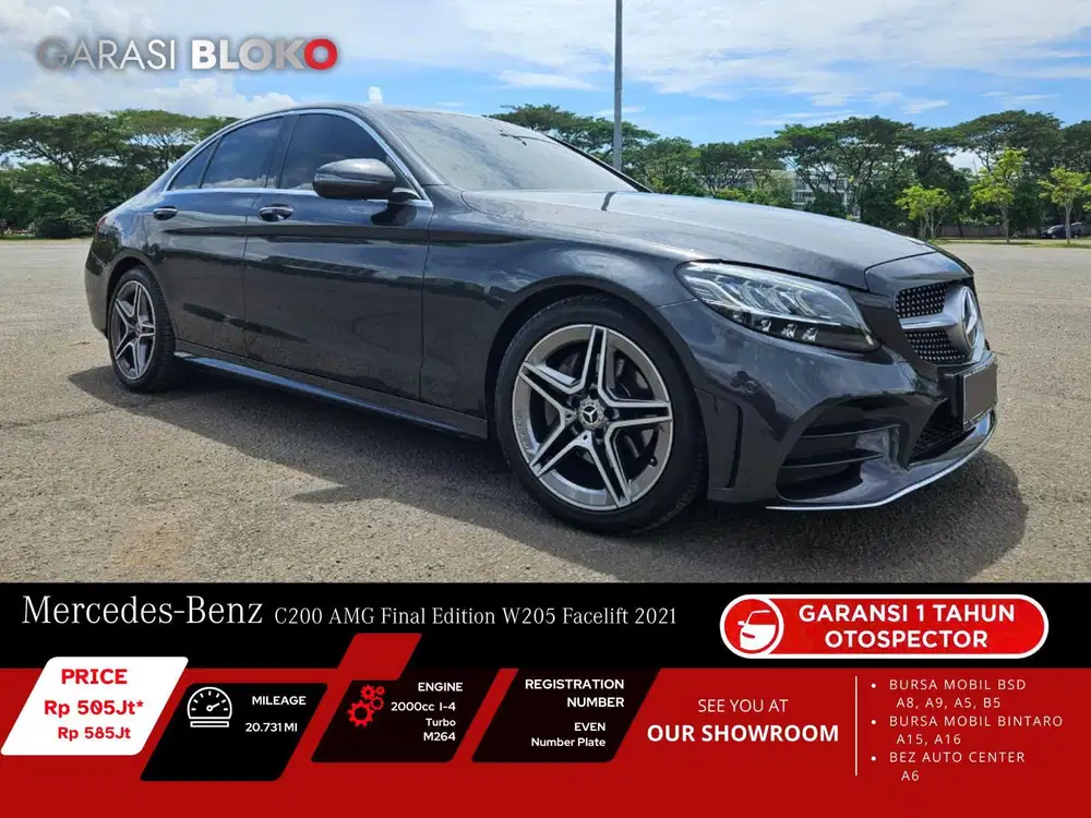 (Warranty ON) Mercedes Benz C200 W205 Facelift  AMG Final Edition 2021
