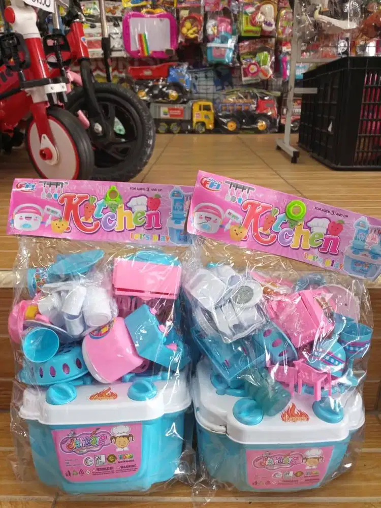 mainan anak set kitchen coking