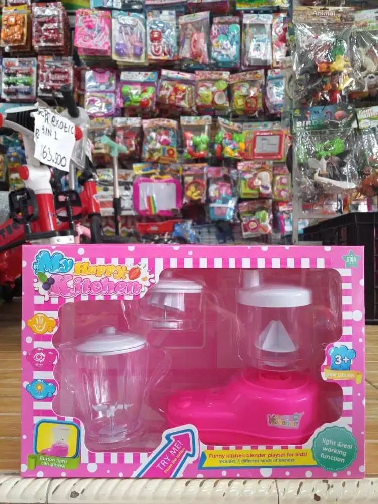mainan anak set blender isi 3