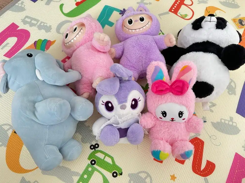 Boneka Anak 6pcs + kecil kecil di plastik