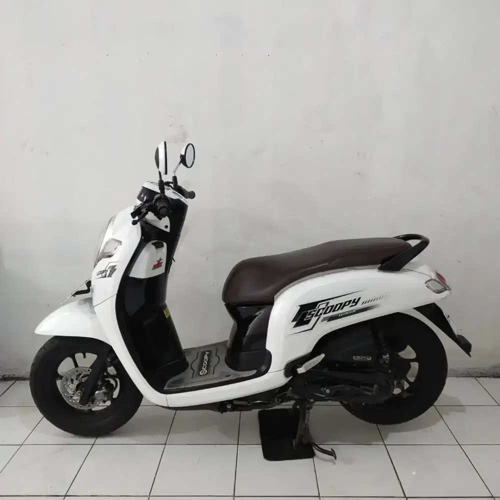 Honda Scoopy Donat 2020 Orisinil Mesin Aluss Lengkap Bagus