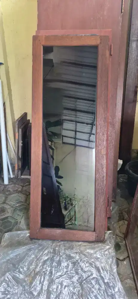 Jual harga nego: jendela, bovenlicht, pintu kayu