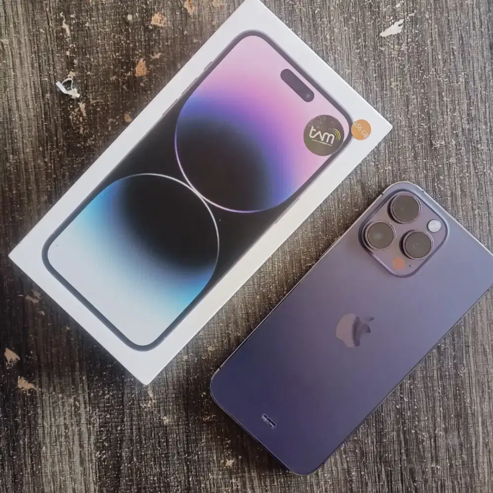 iPhone 14 Pro Max 256Gb Ex iBox, Lengkap Fullset