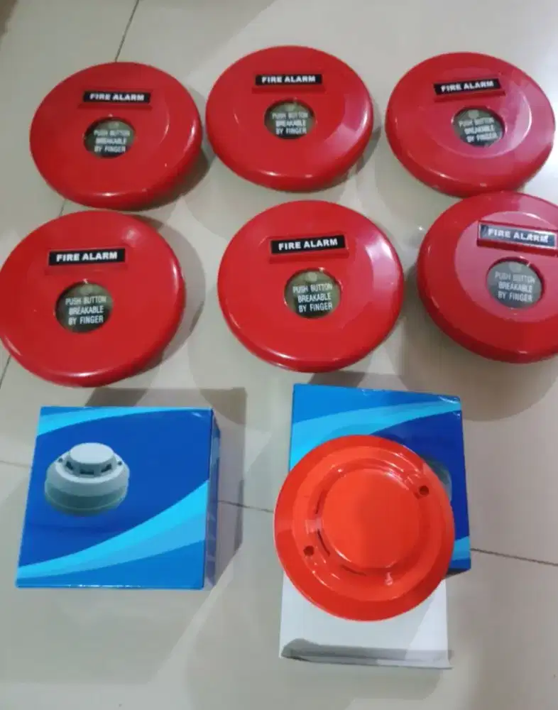 Smoke detector dan manual push button