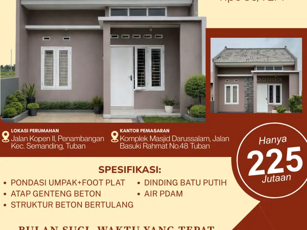 Kesempatan! Rumah di Perumahan Mutiara Kopen