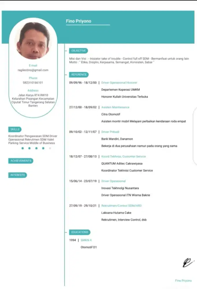 CARI PEKERJAAN LAPANGAN