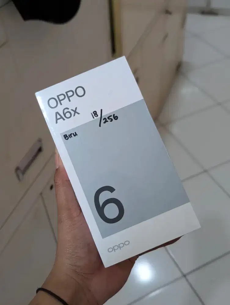 Oppo A6x 6/255 Baru Segell Bergaransi Resmi
