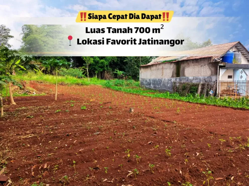 Jangan Sampai Keduluan! Tanah 700 m² Harga Menarik