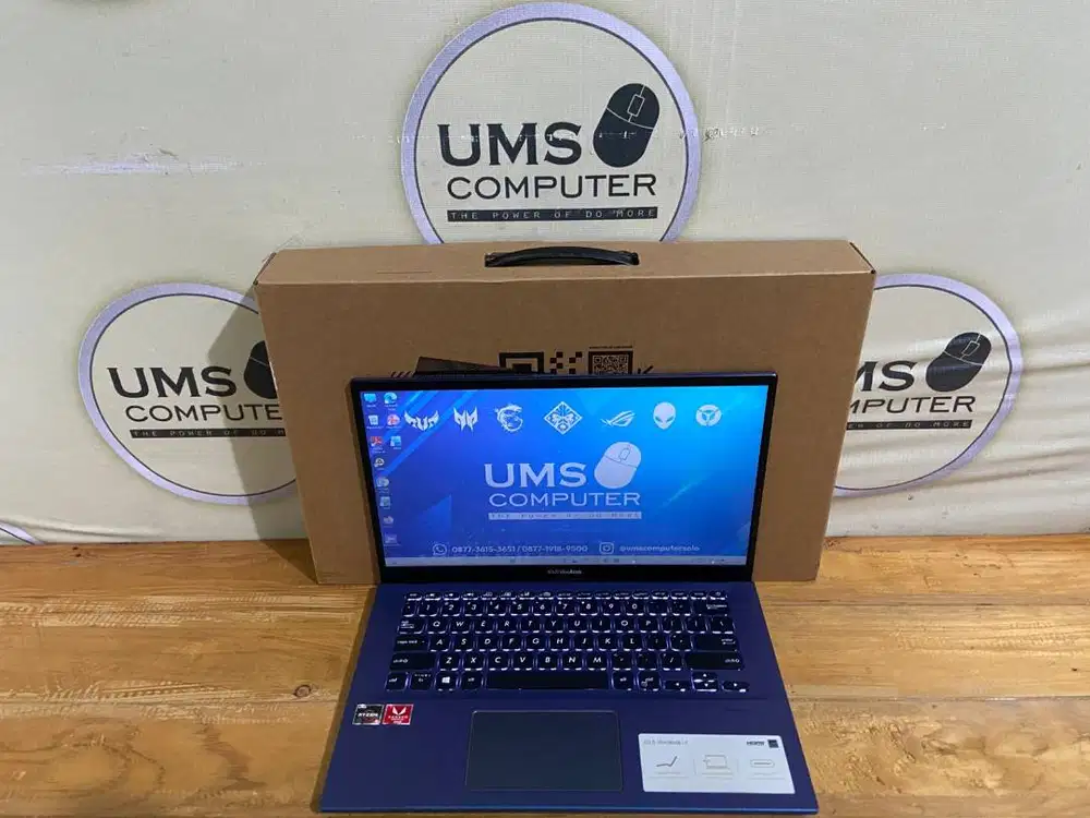 ASUS VivoBook A412D Blue AMD Ryzen 5-3500U RAM 8GB SSD 512GB VGA 2GB