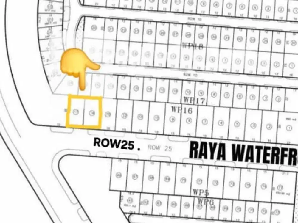 Tanah Kavling Raya Waterfront Citraland Surabaya Barat