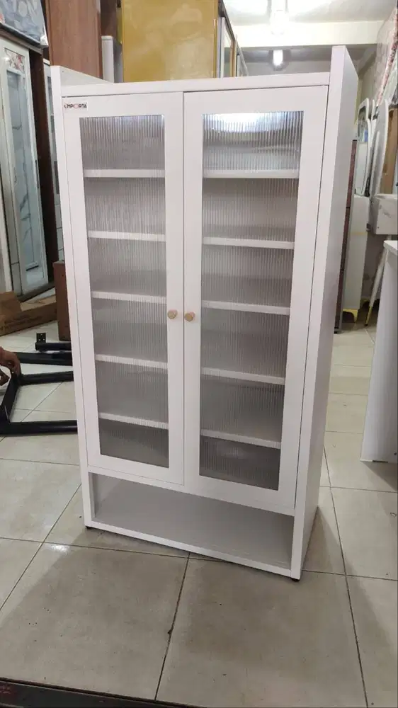 Lemari Besi Rak Sepatu Sendal 2 Pintu