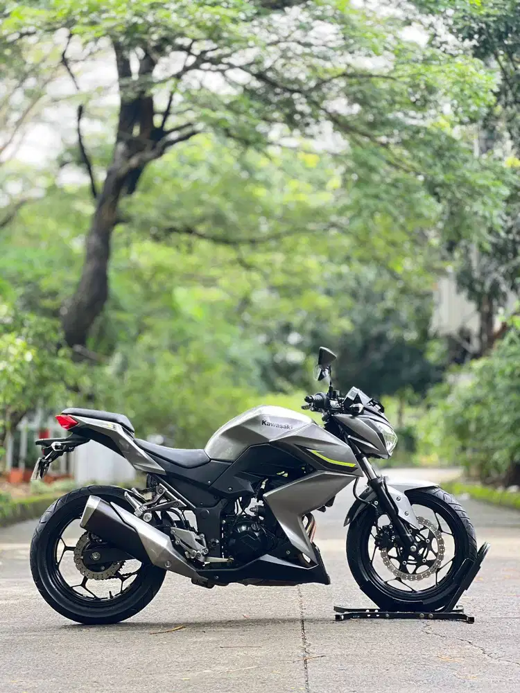 KAWASAKI Z250 FI 2017 GREY KM 6K PAJAK HIDUP SUPERB