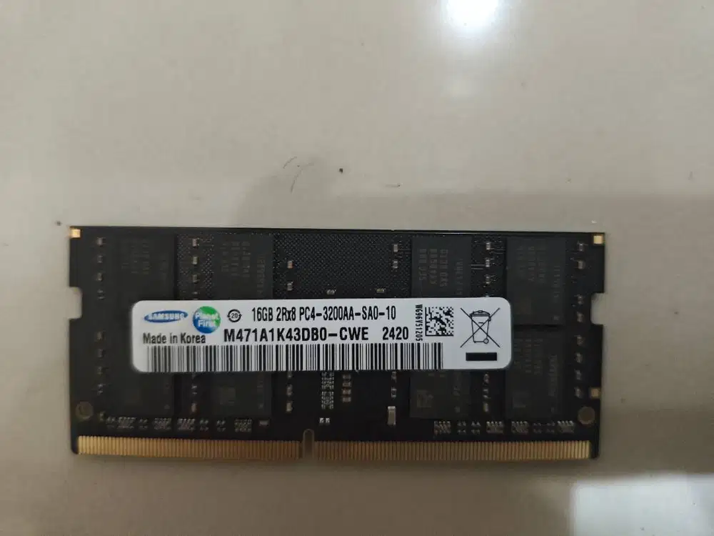 SAMSUNG SODIMM DDR4 16GB PC 3200MHZ LIFETIME WARRANTY
