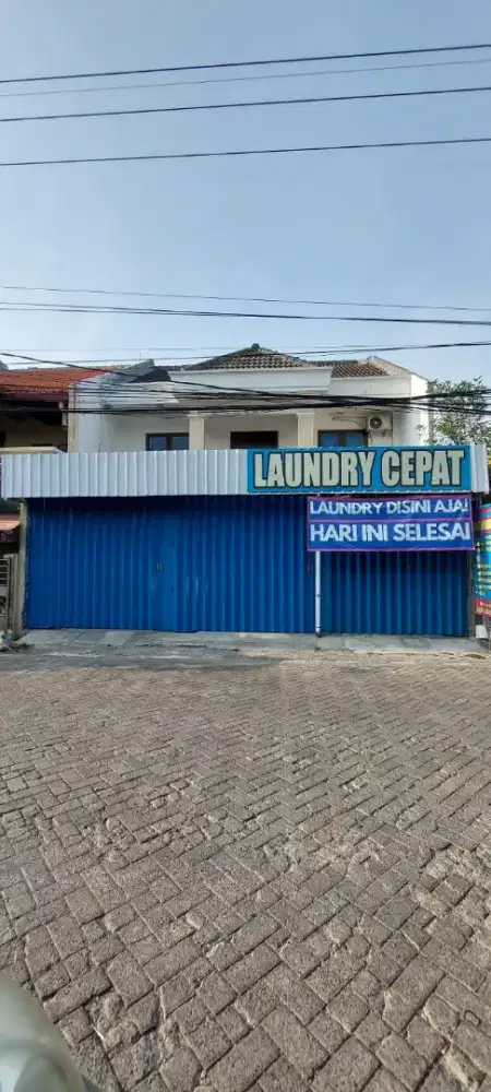 Jual rumah usaha nol jalan raya jalan kembar cocok untuk semua usaha