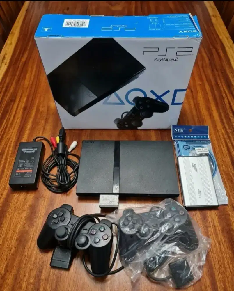 PS2 PS 2 PLAYSTATION 2 SLIM FULLSET MULUS HARGA PAS CIKARANG