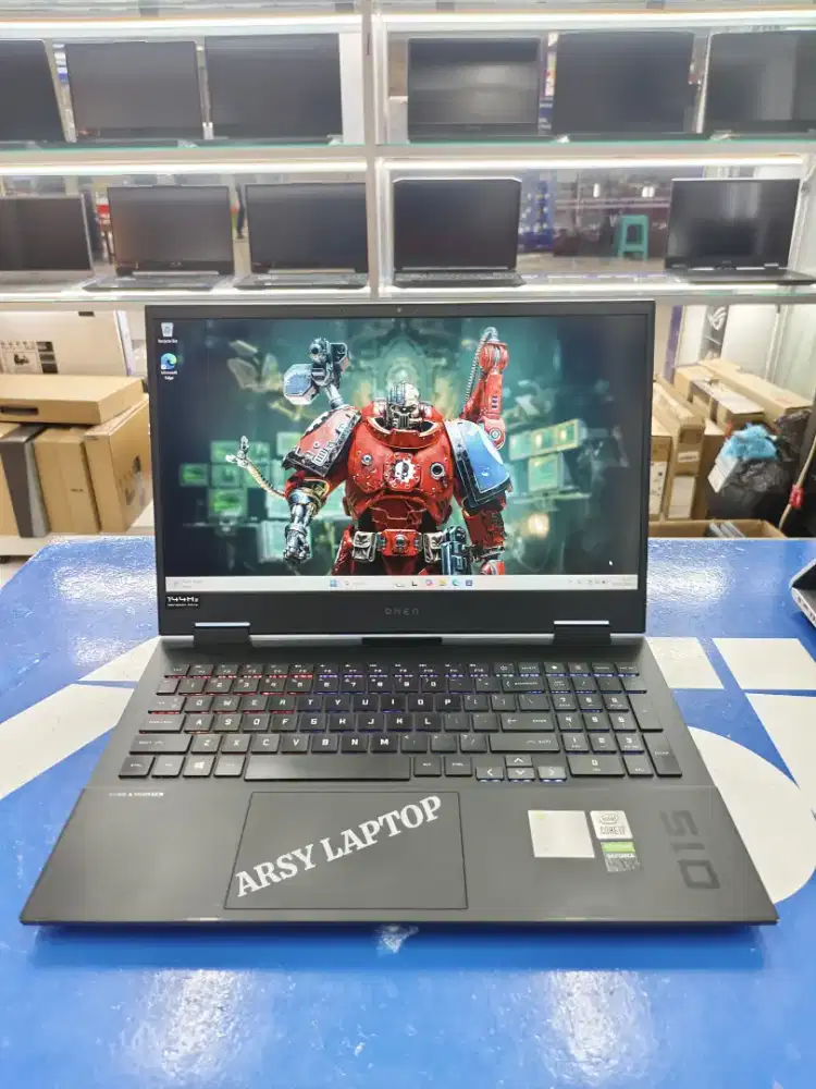 HP OMEN 15 CORE I7 GENERASI 10 VGA RTX 2060 VRAM 6GB