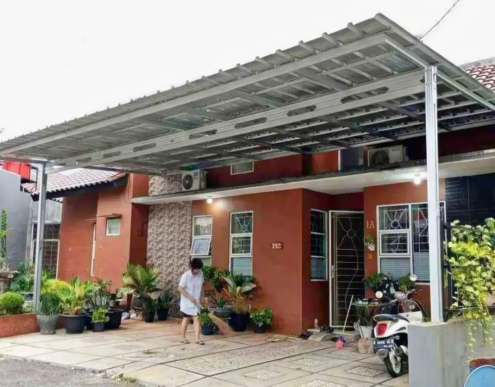 Pasang kanopi baja ringan SNI