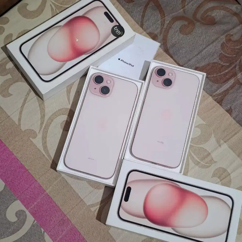 Iphone 15 128GB Pink Garansi Resmi IBOX November 2025