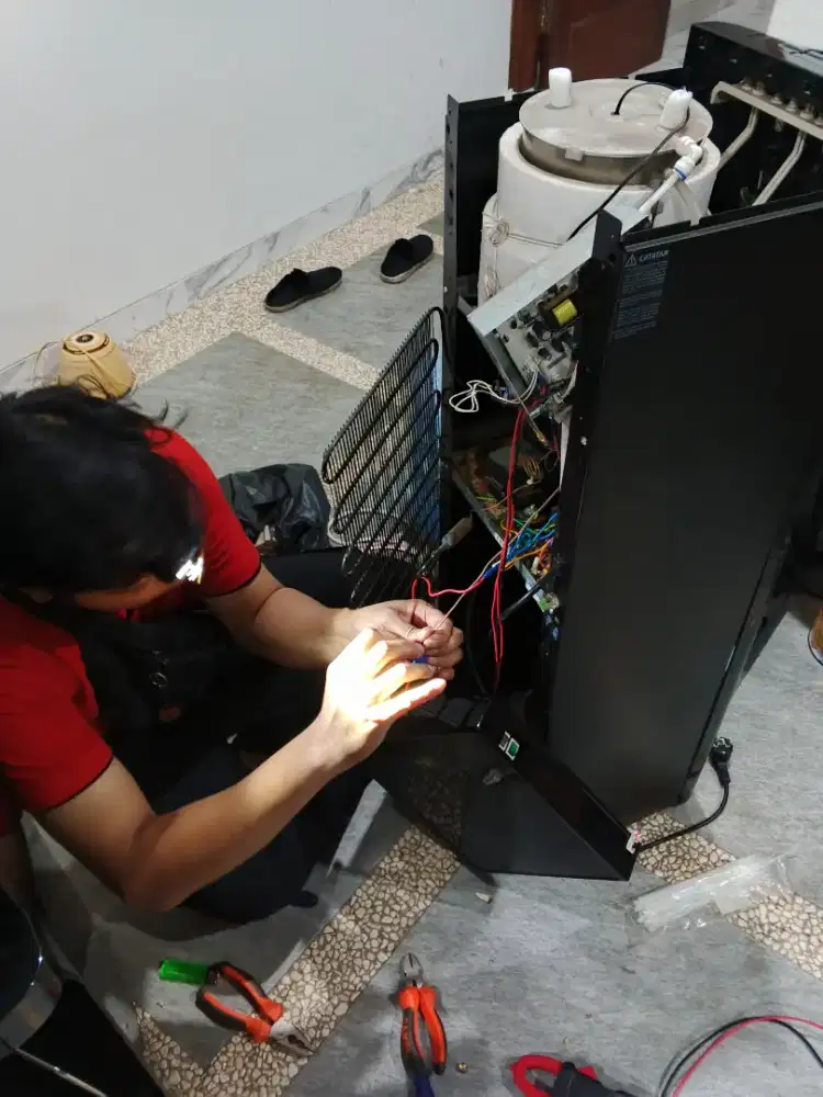 Service dispenser mesin cuci ac