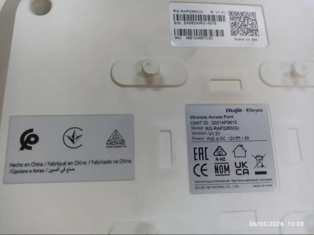 Dijual Acces Point Merk Ruijie tahun 2024