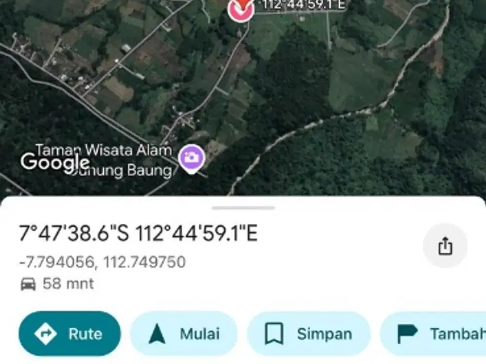 TANAH LOKASI STRATEGIS DI KERTOSARI, DEKAT KEBUN RAYA PURWODADI